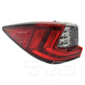 1619 LX RX350 CANBUILT PREMIUM LED TAIL LIGHT ASSY LH
