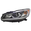 LH HEADLAMP ASSY COMPOSITE LX; SEDAN; HALOGEN; W/O DRL HONDA ACCORD 20162017