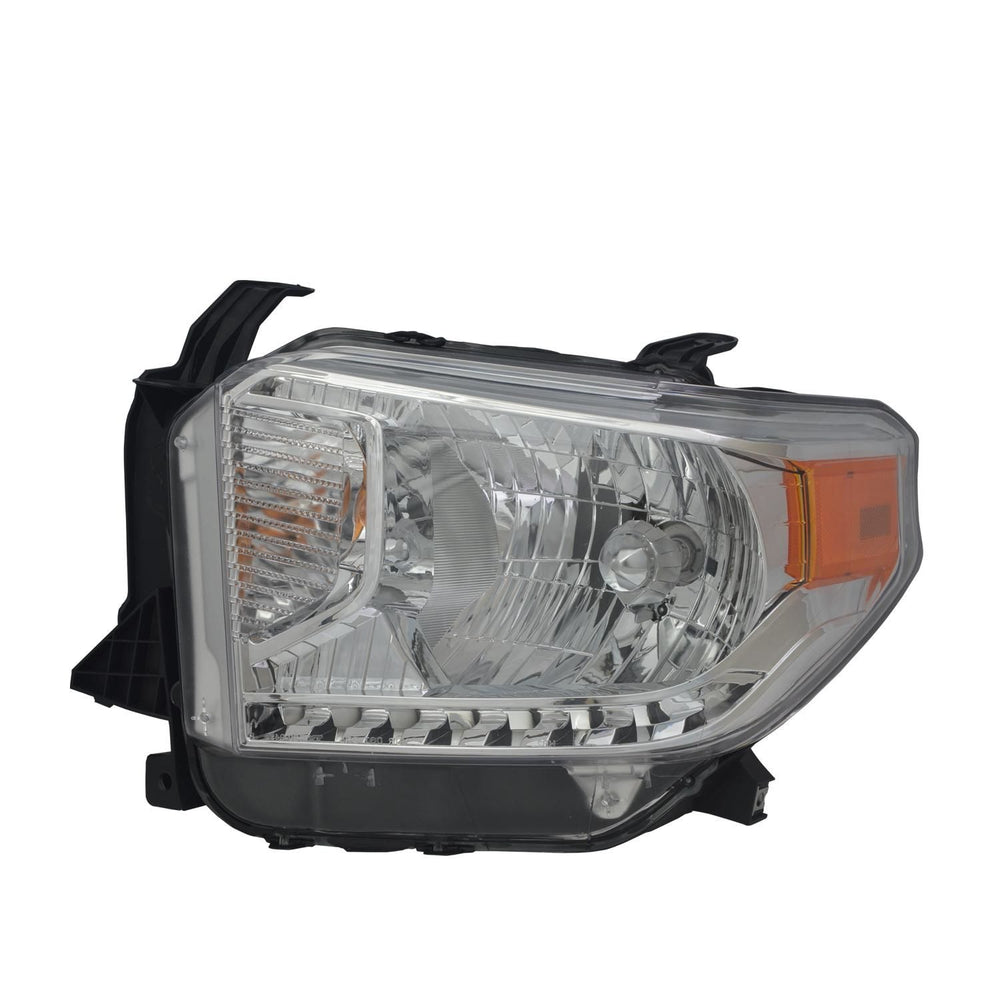 LH HEADLAMP ASSY COMPOSITE SR|SR5|LIMITED; HALOGEN; W/O LEVEL ADJUSTER TOYOTA TUNDRA 20142015