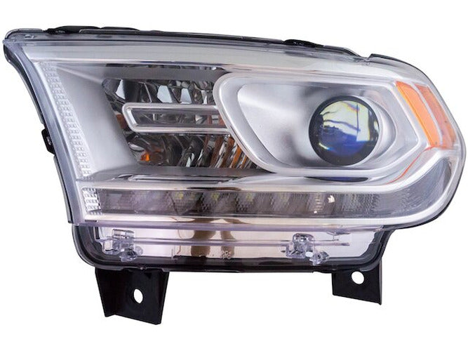 CAPA 1415 DG DRNGO CHROME HALGN W/ LED DRL HEADLAMP ASSY L
