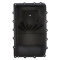 CAST TRANS PAN, 17-20 FORD 10R80, BLACK