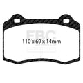 EBC Racing 04-08 Ferrari 430 4.3L SR-11 Sintered Race Front Brake Pads