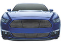 1517 MUSTANG GT LASER BILLET GRILLE MAIN REPLACEMENT 1PC POLISHED FLAT BLACK ALU