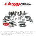 CHEVY 350 MAIN 2PC REAR SEAL COMPETITION STANDARD WEIGHT FORGED ROTATING ASSEMBLY BALANCED