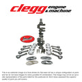 CHEVY 350 MAIN 1PC REAR SEAL STREET & STRIP STANDARD WEIGHT FORGED ROTATING ASSEMBLY BALANCED