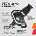 K&N 21-23 Ford F-150 5.0L V8 Performance Air Intake System