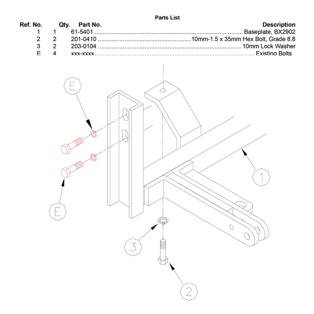 BASE PLATE LANDROVER DIS