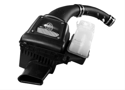 ~(17 lbs. 26X17X15)~ Cold Air Intake For 11-16 Ford F250 F350 V8-6.2L Dry Dry Extendable White S B