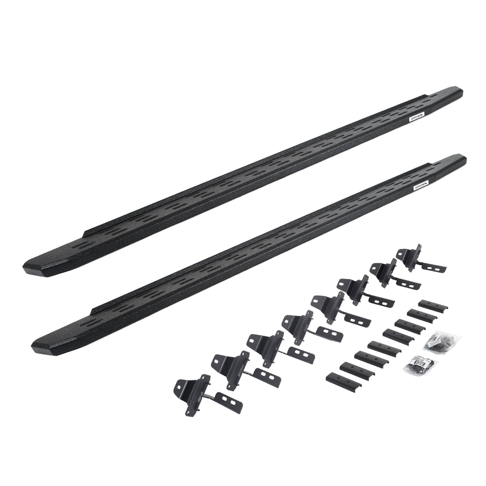 20C GLADIATOR RB30 RUNNING BOARDS W/BRACKETS PROTECTIVE BEDLINER COATING