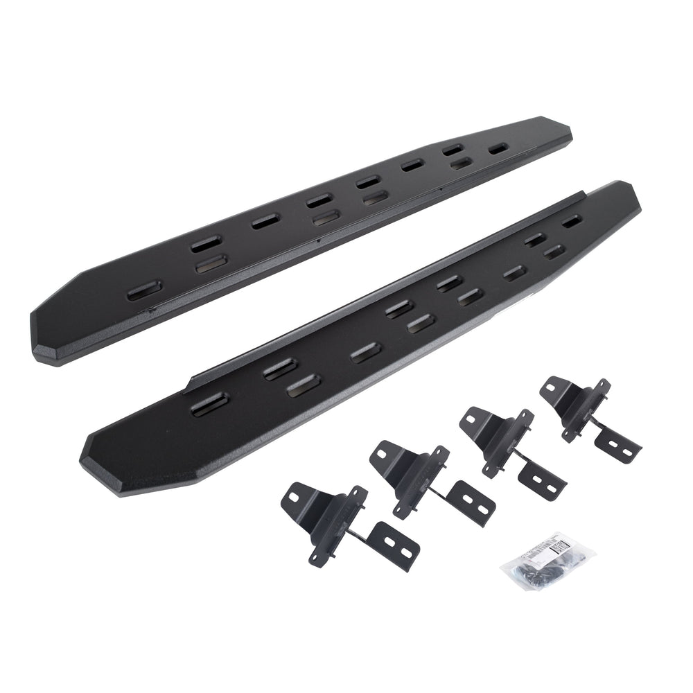 18C WRANGLER RB30 SLIM LINE RUNNING BOARDS KIT TEXTURED BLACK