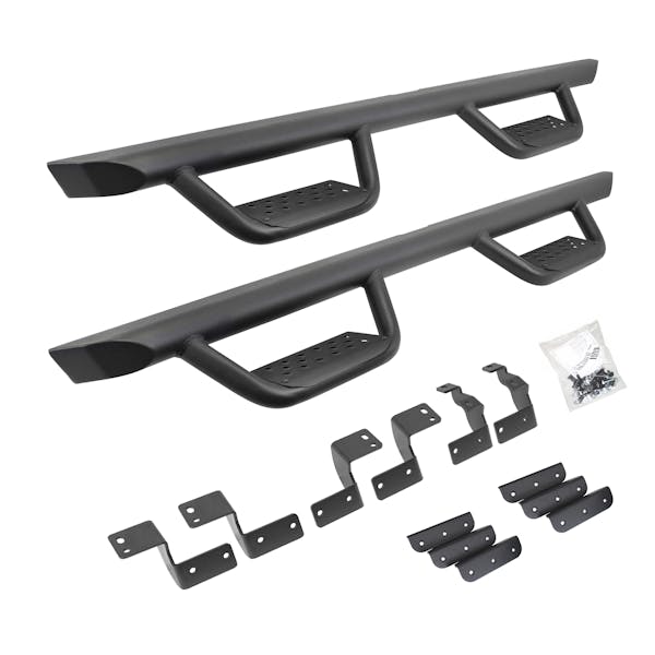 14C 4RUNNER DOMINATOR XTREME D2 SIDE STEPS W/ROCKER PANEL MNTING BRKT KIT