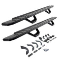 RB30 Running Boards with Brackets 2 Pairs Drop Steps Kit - Crew Max