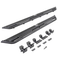 Dominator Xtreme DT Side Steps with Mounting Bracket Kit Textured Black 2022-2026 Toyota Tundra Go Rhino