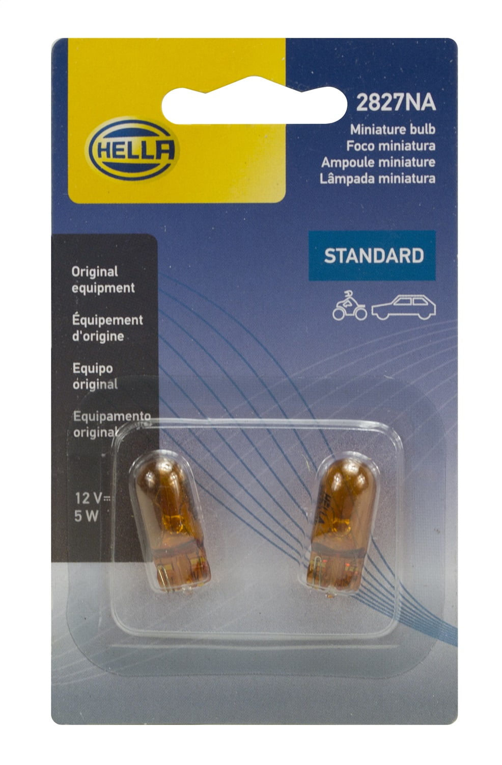 BULB 12V 5W W2.1X9.5D T3.