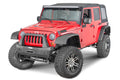 JK FRONT FENDER FLARES FULL LENGTH 2007-18 JEEP JK 2-4 DOOR
