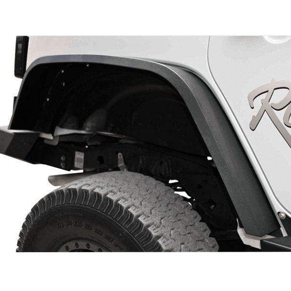 JL FRONT FENDER FLARE FULL LENGTH 2018-21 JEEP JL 2-4 DOOR (WITHOUT OEM LED LIGHT PACKAGE)