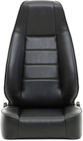 7618 CJ & WRANGLER CJ/YJ/TJ/LJ SEAT FRONT FACTORY STYLE REPLACEMENT W/ RECLINER VINYL BLACK