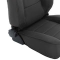 7618 CJ & WRANGLER CJ/YJ/TJ/LJ SEAT FRONT FACTORY STYLE REPLACEMENT W/ RECLINER DENIM BLACK