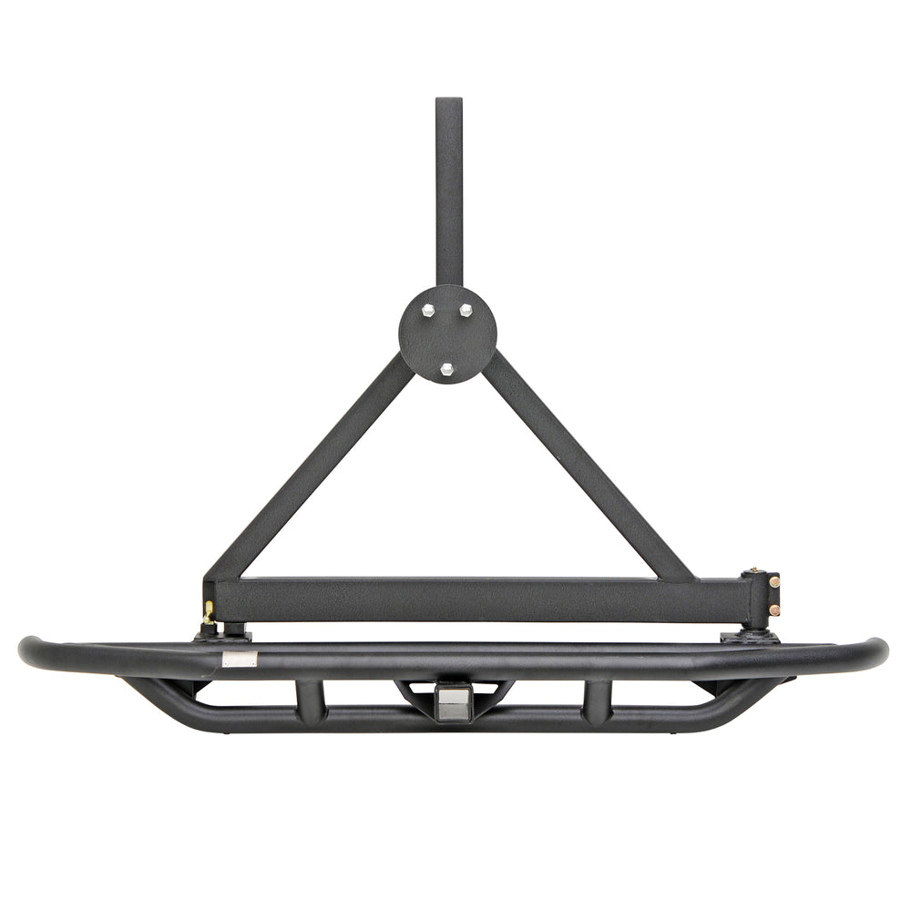 8706 WRANGLER (YJ/TJ/LJ) SRC REAR BUMPER W/TIRE CARRIER BLACK TEXTURED