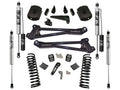 4 inch Lift Kit - 2014-2018 Dodge Ram 2500 4WD - Diesel Engine - Replacement Radius Arms with FOX 2.0 RESI Front Shocks and FOX 2.0 Rear