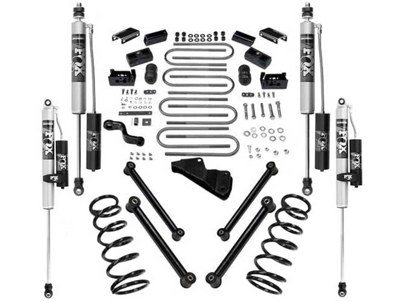 4 inch Lift Kit - 2010-2013 Dodge Ram 2500 and 2010-2012 3500 4WD - Diesel Engine - with FOX Resi Shocks