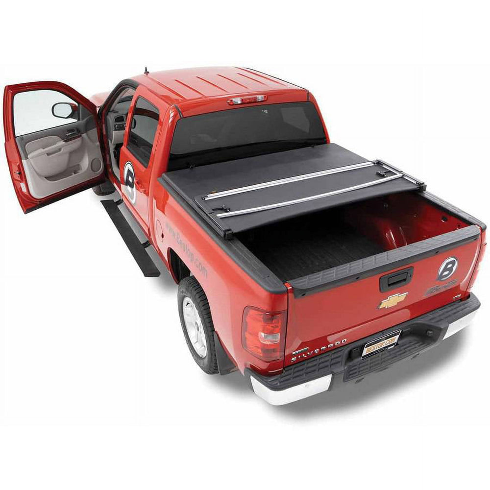 ~(31 lbs. 75X37X4)~ EZ-Fold Soft Tonneau Cover Black Chevy/GMC 99-07 Silverado/Sierra Fleetside Classic model only; won ft t fit new body style; 6.5 ft bed