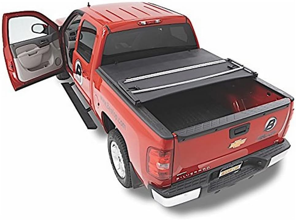 ~(30 lbs. 73X29X4)~ EZ-Fold Soft Tonneau Cover Black Chevy/GMC 14-17 Silverado/Sierra 1500; 5.8 ft bed