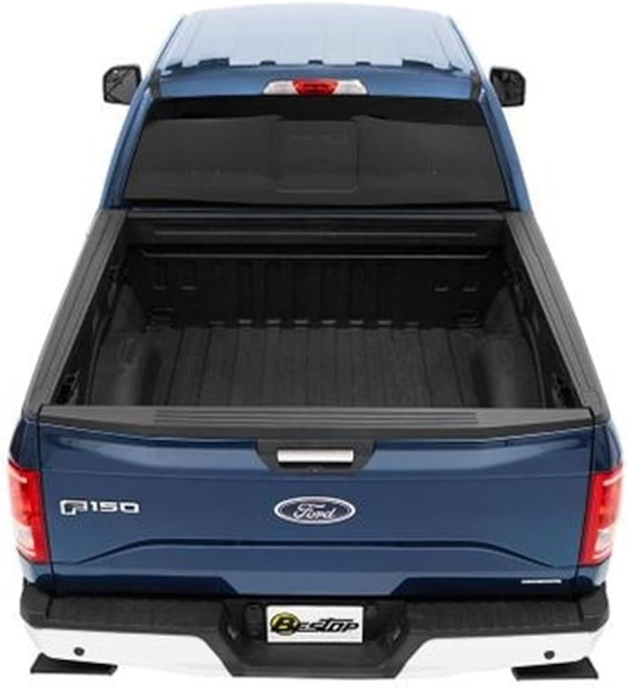 ~(32 lbs. 75X38X4)~ EZ-Fold Soft Tonneau Cover Black Ford 2017-up F-250/F-350 8.0 ft bed