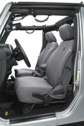 ~(5 lbs. 16X12X5)~ Seat Covers; Front Charcoal Jeep 13-17 Wrangler 2dr AND 4dr; Fit factory front seats