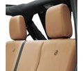 ~(5 lbs. 16X12X5)~ Seat Covers - 18-19 Wrangler JL 2-Door; Rear (Tan)