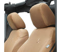~(5 lbs. 16X12X5)~ Seat Covers - 18-19 Wrangler JL 2-Door; Front (Tan)