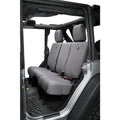 ~(5 lbs. 16X12X5)~ Seat Covers - 18-19 Wrangler JL 4-Door; Rear (Charcoal)