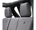 ~(5 lbs. 16X12X5)~ Seat Covers - 18-19 Wrangler JL 4-Door; Rear (Charcoal)
