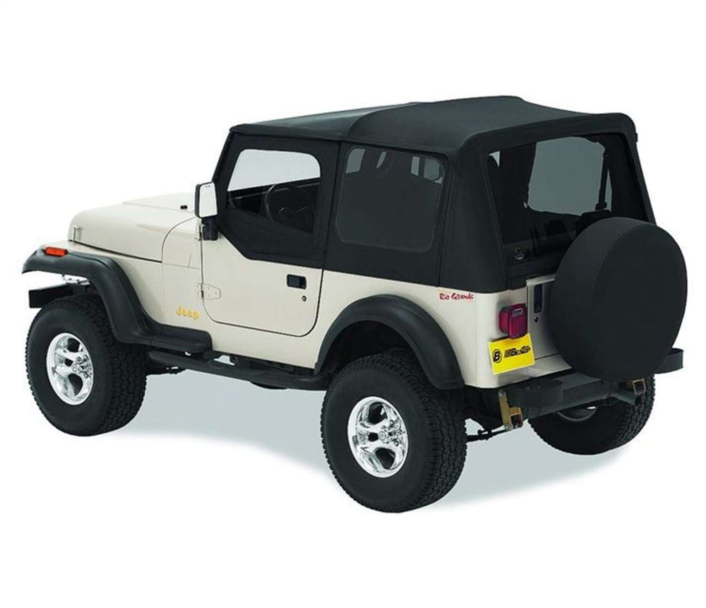 Jeep 1988-1995 Wrangler YJ; NOTE For OEM soft top hardware