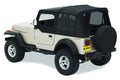 ~(21 lbs. 32X9X9)~ Replace-a-Top Fabric-only Soft Top Spice Jeep 88-95 Wrangler; Includes door skins; Clear side and rear windows