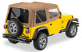 ~(20 lbs. 32X9X9)~ Replace-a-Top Fabric-only Soft Top Spice Jeep 97-02 Wrangler; Includes door skins; Tinted side and rear windows