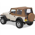 ~(20 lbs. 32X9X9)~ Replace-a-Top Fabric-only Soft Top Spice Jeep 97-02 Wrangler; Includes door skins; Tinted side and rear windows