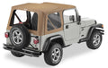 ~(16 lbs. 32X9X9)~ Replace-a-Top Fabric-only Soft Top Spice Jeep 97-02 Wrangler; No door skins included; Clear side and rear windows