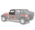 ~(21 lbs. 38X30X3)~ Element Upper Fabric Half DoorsJeep 2020 Gladiator 2018-2020 Wrangler JL Front Doors