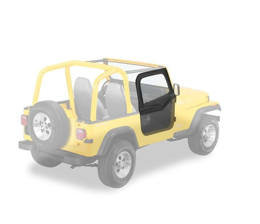 Jeep 1988-1995 Wrangler YJ; NOTE w Rounded Upper Rear Corner (Fits Supertop Classic 54599 51599)