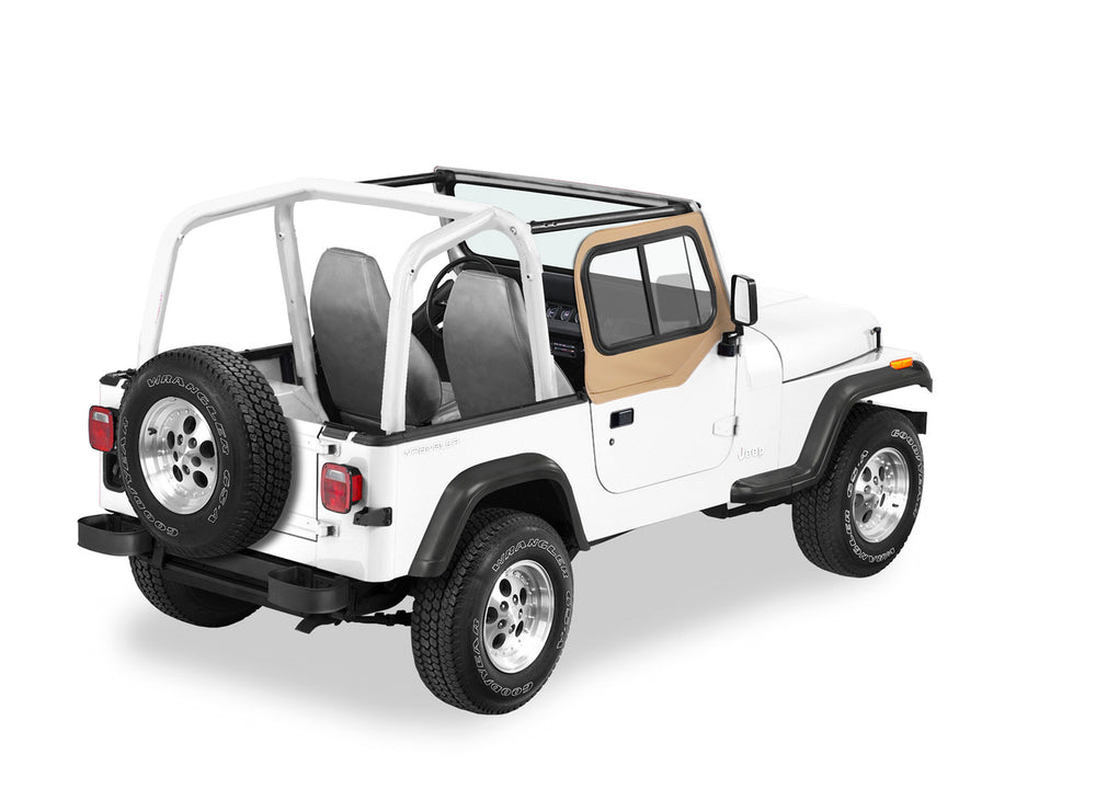 Jeep 1997-2006 Wrangler TJ; NOTE Fits factory soft top and all Bestop soft tops
