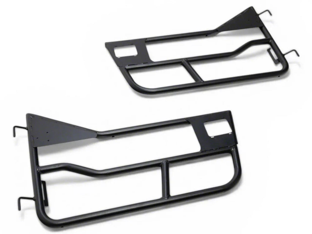 ~(35 lbs. 40X33X6)~ HighRock 4x4 Element Doors Matte Black Jeep 76-95 CJ7 AND Wrangler; FTcludes door strikers