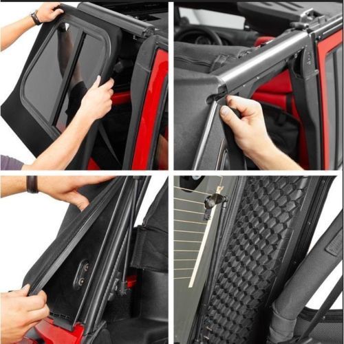 ~(27 lbs. 46X34X5)~ Replace-a-Top for Trektop NX Black Diamond Jeep 04-06 Wrangler Unlimited