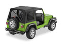 ~(41 lbs. 46X36X5)~ Supertop Classic Replacement Soft Top Black Diamond Jeep 97-06 Wrangler; No doors included; Tinted side and rear windows