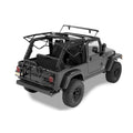 ~(48 lbs. 57X27X6)~ Replacement Bows AND Frames OE style Black Jeep 04-06 Wrangler Unlimited