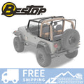 ~(26 lbs. 41X34X7)~ Replacement Bows AND Frames OE style Black Jeep 88-95 Wrangler;