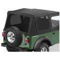 ~(7.6 lbs. 33X9X9)~ Replacement Window Set Tinted Black Denim Jeep 88-95 Wrangler; Fits Replace-A-Top 51120 or 51123