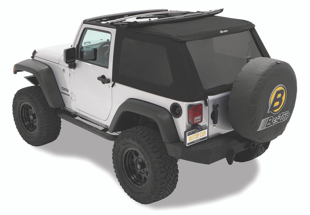 Jeep 2007-2018 Wrangler JK; 2-Door; NOTE For Trektop hardware