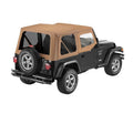 ~(27 lbs. 31X14X12)~ Sailcloth Replace-a-Top Spice Jeep 97-02 Wrangler; Includes upper door skins; Tinted side and rear windows