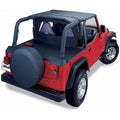 ~(5 lbs. 51X5X5)~ Windjammer Black Denim Jeep 97-02 Wrangler;